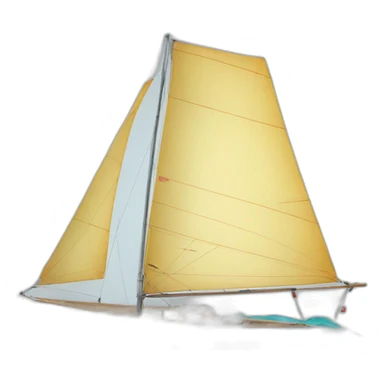 Wing foiling sticker