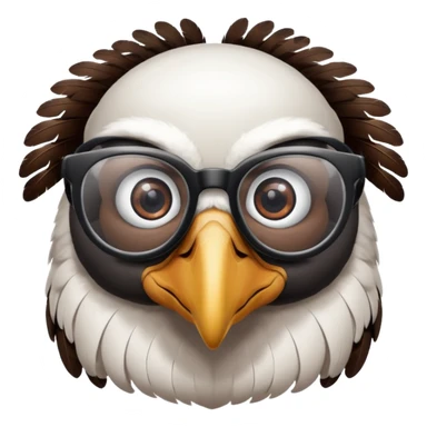 Cóndor with intelligent Glasses sticker