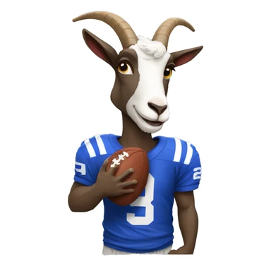 Goat of football  sticker