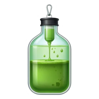 Matcha in iv bag sticker