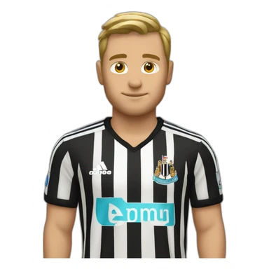 Newcastle United Jersey sticker