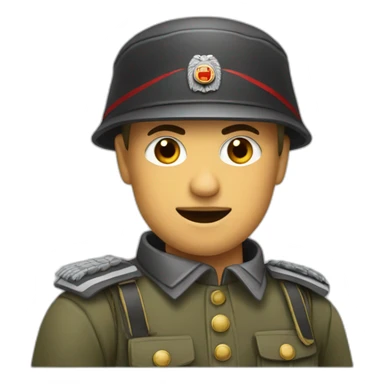 Soldat allemand sticker