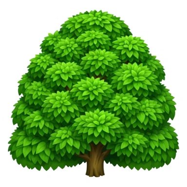 create a dnd style dense_bush.png using 48x48 pixels size sticker
