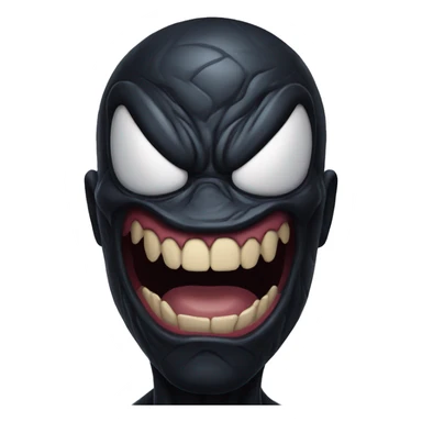 Venom face sticker