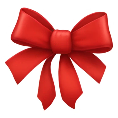 red bow sticker