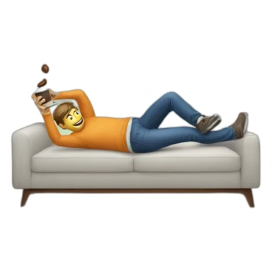 Guy banging knee on coffee table sticker