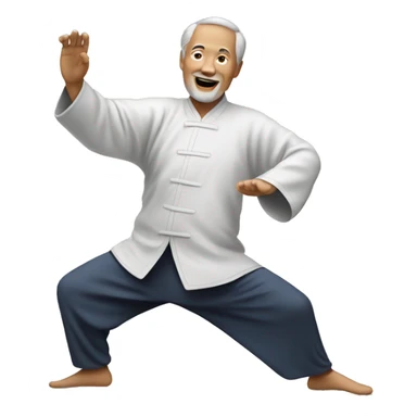 senior Tai chi sticker