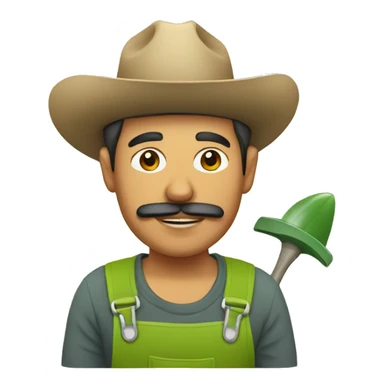 Mexican gardener sticker