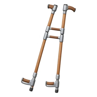 Crutches sticker