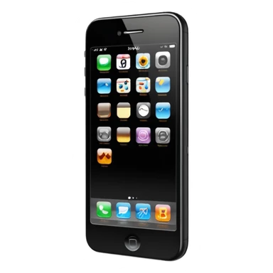 an iphone 16 plain with fron screen black sticker