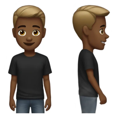 Justin Bieber as a black man sticker