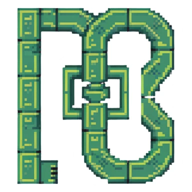 SR CRYPTO text in classic 8-bit pixel style sticker