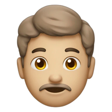 number 379 in cloudy style, brown sticker