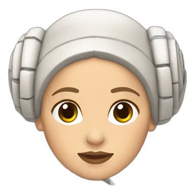 Princess leia sticker