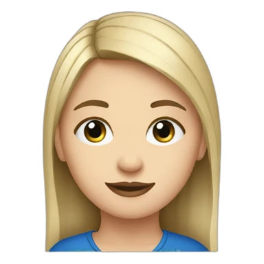 estonian girl sticker