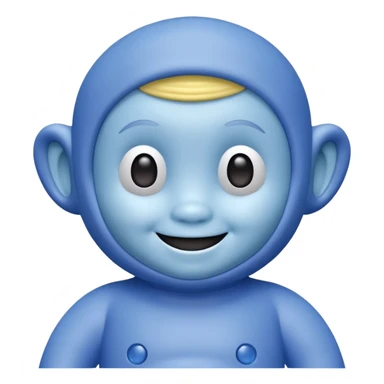 teletubby blue sticker