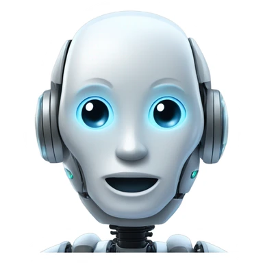 AI robot saying vel sticker