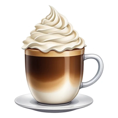 Coffee with whipped cream  sticker