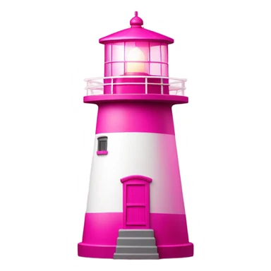 pink lighthouse (must be all pink) sticker