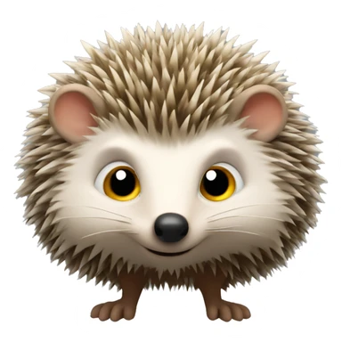 the hedgehog is leaving sticker