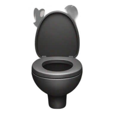 Batman seat on the toilettes  sticker