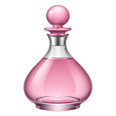 pink fragance bottle sticker