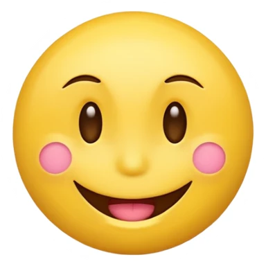 Emoji, smiley face, winking with one eye sticker