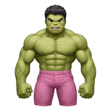 HULK COR DE ROSA sticker
