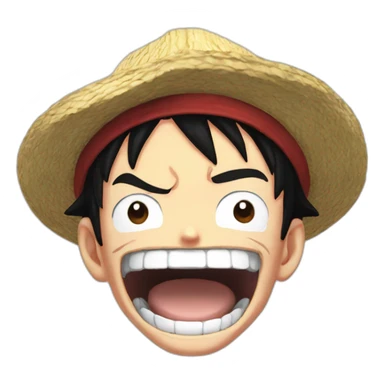 Luffy Gear 5 laugh sticker