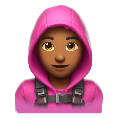 Fortnite pink skin sticker