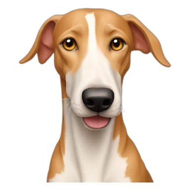 Hombre con podenco sticker