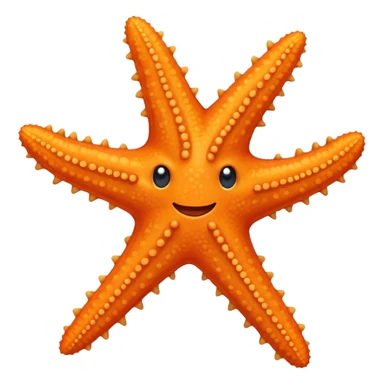 A starfish without too many details an sticker