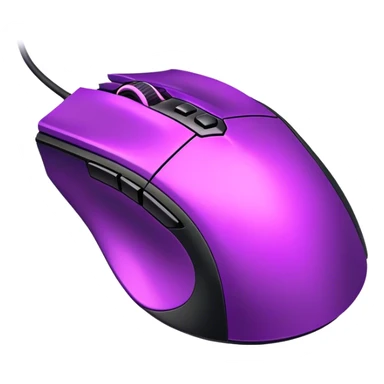 neon Purple gaming mouse sticker