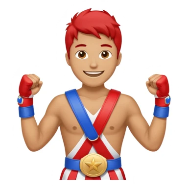 Red, White, and Blue Reigning Chamption sticker