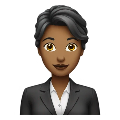 businesswoman sticker