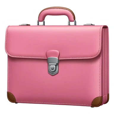pink business briefcase sticker