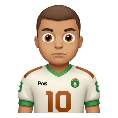 Pepe in a football jersey sticker