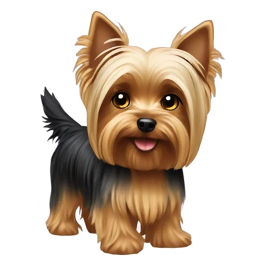 mini yorkshire terrier sticker