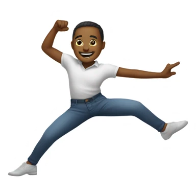 Twerking emoji sticker