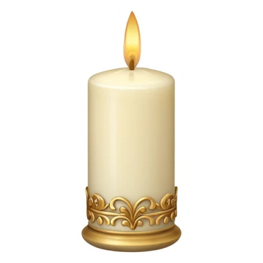 Decorative Wax Candle sticker