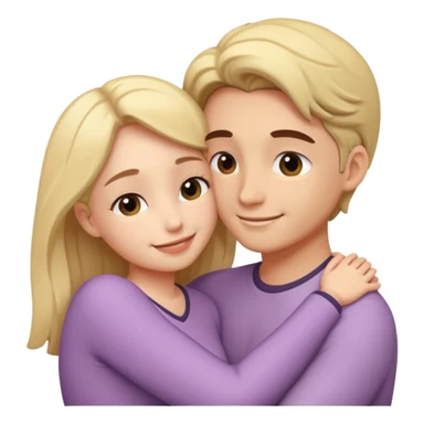 Intimate moment between lovers sticker