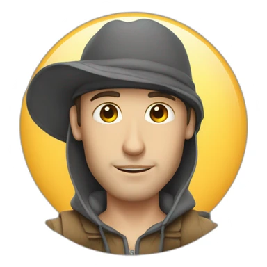 Homme à poil sticker