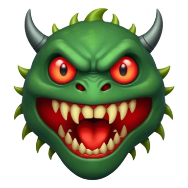 A very big scary monster sticker