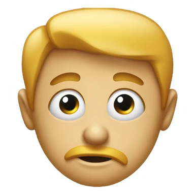 Traumatized emoji sticker