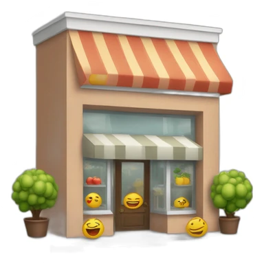 accueil en magasin  sticker