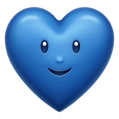 Dark blue heart with the words Have a Good Day in the middle sticker