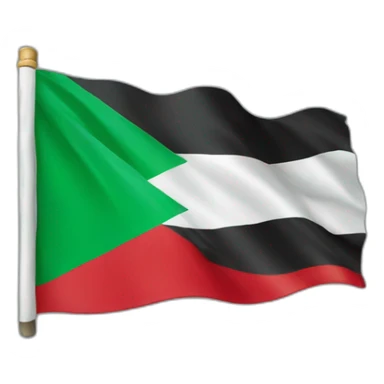 Drapeau palestinne sticker