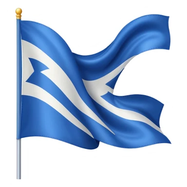 #413fff blue flag sticker