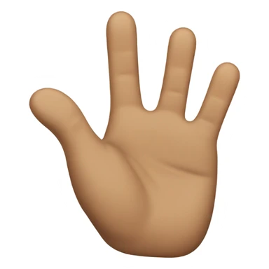 Two hands Nicely Done high five with very short finger length sticker