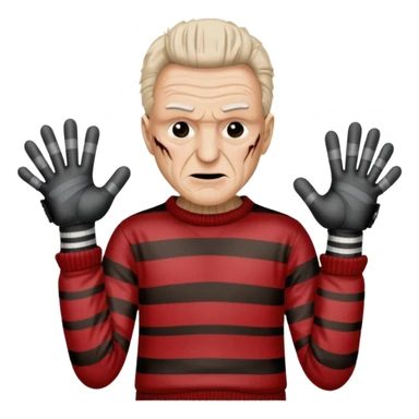 Freddy Krueger  sticker